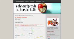 Desktop Screenshot of dr-kelle.de
