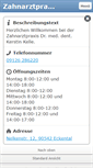 Mobile Screenshot of dr-kelle.de